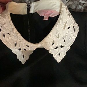 Ted Baker Dresses - Ted Baker white collar black dress size 2 Ted Baker Dresses - Ted Baker white collar black dress size 2